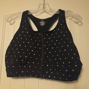 Torrid Midnight Black Starry Sports Bra
